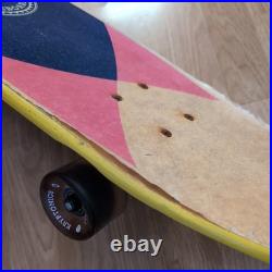 Vintage Kryptonics Skateboard Deck withTrucks and Wheels Retro 1965 Neon Anchor OS