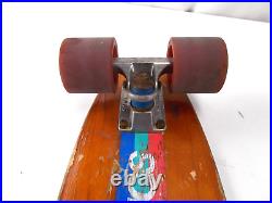 Vintage Kryptonics Skateboard Deck with original trucks and wheels