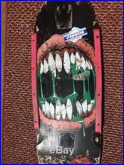Vintage Kryptonics Slime Mouth skateboard Vision Sims Powell Peralta RARE