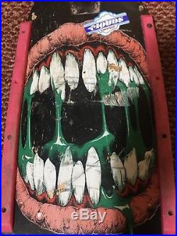 Vintage Kryptonics Slime Mouth skateboard Vision Sims Powell Peralta RARE