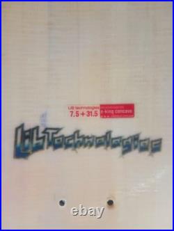 Vintage Lib Tech Skateboard Deck 7.5 x 31.5 E Concave Perma Pop 2000s Y2K