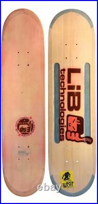 Vintage Lib Tech Skateboard Deck 7.75 x 31.5 Thumbs Up Perma Pop 2000s Y2K