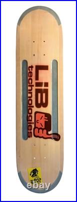 Vintage Lib Tech Skateboard Deck 7.75 x 31.5 Thumbs Up Perma Pop 2000s Y2K