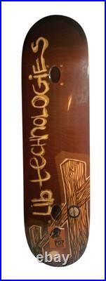 Vintage Lib Tech Skateboard Deck 8.25 x 32 Perma Pop E-King Concave 90s 2000s