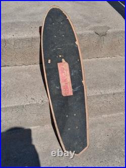 Vintage Logan Earth Ski Skateboard Deck With 2 Wheels