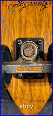 Vintage Logan Earth Ski World Pro Champion Skateboard ACS-580 Kryptonics 70mm