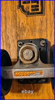 Vintage Logan Earth Ski World Pro Champion Skateboard ACS-580 Kryptonics 70mm