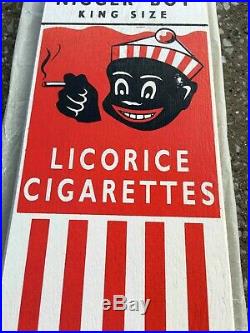 Vintage Lucky Boy 1960's wooden Skateboard decks National Licorice Co
