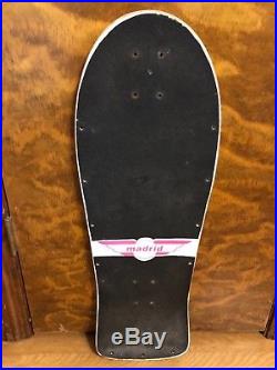 Vintage MADRID X TEAM RIDER JESTER Skateboard Deck OG Rare John Lucero 80s