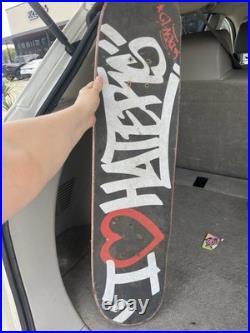 Vintage MTV Jackass I Love Haters Skateboard Bam Element