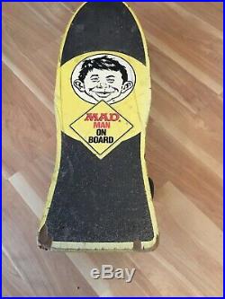 Vintage Mad Magazine Skateboard MADE IN USA What Me Worry
