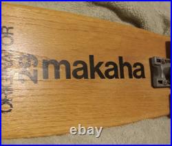 Vintage Makaha Professional ORIGINATOR 29 Skateboard Oak SOLID Nice Wheels