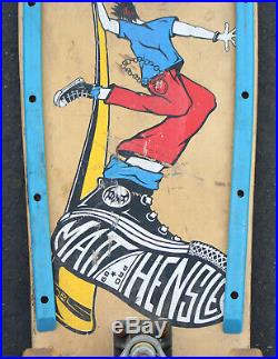 Vintage Matt Hensley Swing H-Street Skateboard Blind Whitewalls Gullwing Trucks