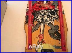 Vintage Metallica 1988 Zorlac Pirate Skateboard Deck Pushead gullwing trucks