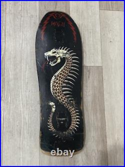 Vintage Mike Mcgill Stinger Powell Peralta OG Skateboard Deck BLACK 7 Ply