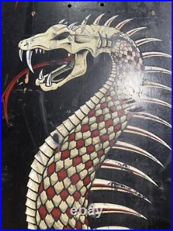 Vintage Mike Mcgill Stinger Powell Peralta OG Skateboard Deck BLACK 7 Ply