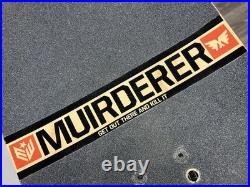 Vintage Muir Skate Muirderer Speedboard by Earthwing Complete Gunmetal Trucks