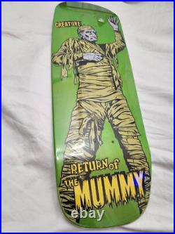 Vintage! NOSCreatureSkateboard Deck! Return of the Mummy Reyes, SMA, Cruz Vintage! NOSCreatureSkateboard Deck! Return of the Mummy Reyes, SMA, Cruz