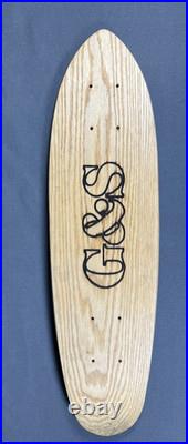 Vintage NOS 1970s G&S Stacy Peralta Warp Tail 25 Skateboard Deck Logan Sims 70s Vintage NOS 1970s G&S Stacy Peralta Warp Tail 25 Skateboard Deck Logan Sims 70s