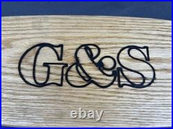 Vintage NOS 1970s G&S Stacy Peralta Warp Tail 25 Skateboard Deck Logan Sims 70s Vintage NOS 1970s G&S Stacy Peralta Warp Tail 25 Skateboard Deck Logan Sims 70s