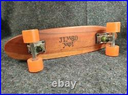 Vintage NOS 1970s MPI Old School Skateboard Deck Jimbo Phillips Dark Mahogany