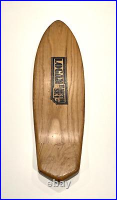 Vintage NOS Logan Earth Ski Skateboard Undrilled 70s Sims Bruce Torger Sims Rare