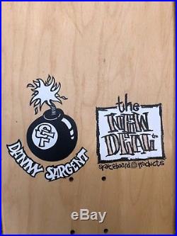 Vintage NOS New Deal Danny Sargent Monkey Bomber Skateboard Deck 90s Rare Mint