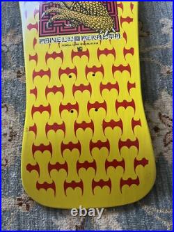 Vintage NOS OG Steve Caballero 7ply Yellow D&B skateboard deck Powell Peralta