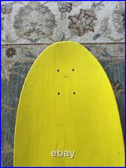 Vintage NOS OG Steve Caballero 7ply Yellow D&B skateboard deck Powell Peralta