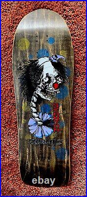 Vintage NOS OG Zorlac Scott Stanton Clown skateboard deck 1988 Pushead Art