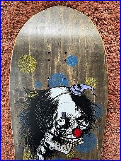 Vintage NOS OG Zorlac Scott Stanton Clown skateboard deck 1988 Pushead Art