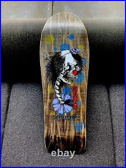 Vintage NOS OG Zorlac Scott Stanton Clown skateboard deck 1988 Pushead Art