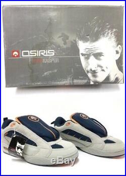 Vintage NOS Osiris CASSIUS SZ 10 Kasper Skateboard Shoes NEW 100% COMPLETE DC ES