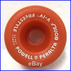 Vintage NOS Powell Peralta Red Bones Freestyle Skateboard Wheels SET of (3) NEW