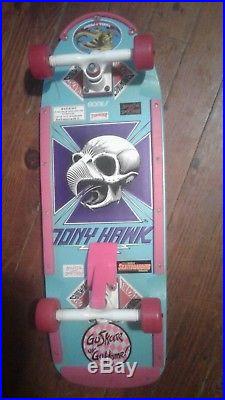 Vintage NOS Powell Peralta Tony Hawk Complete Skateboard with Gullwings & Bones