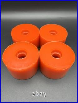 Vintage NOS Powerflex 5 ORANGE Skateboard Wheels 1970's oj sims juice road rider