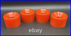 Vintage NOS Powerflex 5 ORANGE Skateboard Wheels 1970's oj sims juice road rider