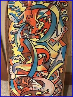 Vintage NOS SANTA CRUZ Hosoi Picasso Skateboard Deck Perfect Condition
