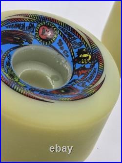 Vintage NOS Santa Cruz OJII TEAM RIDER Skateboard Wheels 95 61mm NATURAL