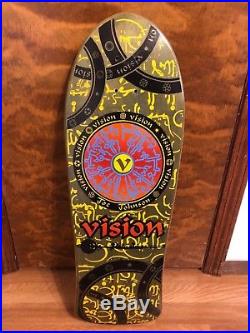 Vintage NOS VISION Joe Johnson Hieroglyphics Skateboard Deck OG 80s Rare