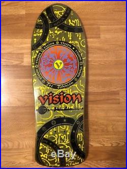 Vintage NOS VISION Joe Johnson Hieroglyphics Skateboard Deck OG 80s Rare