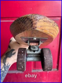Vintage Nash Fifteen Toes 1960s Skateboard Blue Steel Wheels Good Condition