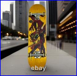 Vintage Nash Manufacturing Skateboard Rare Yellow Bat 1994