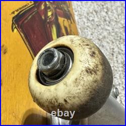 Vintage Nash Manufacturing Skateboard Rare Yellow Bat 1994