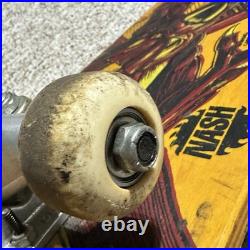 Vintage Nash Manufacturing Skateboard Rare Yellow Bat 1994