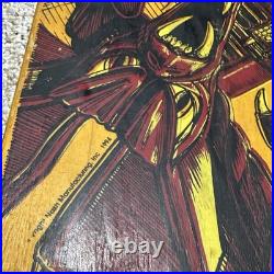 Vintage Nash Manufacturing Skateboard Rare Yellow Bat 1994