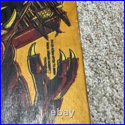 Vintage Nash Manufacturing Skateboard Rare Yellow Bat 1994