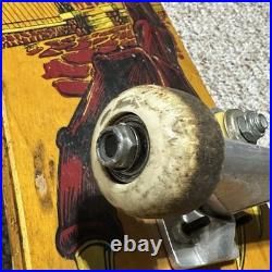 Vintage Nash Manufacturing Skateboard Rare Yellow Bat 1994