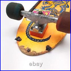 Vintage Nash Red Line Executioner Orange Skateboard Deck Dragon XR-2 Trucks 1985