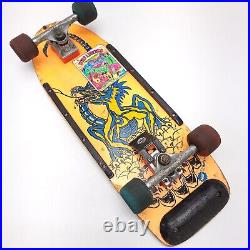 Vintage Nash Red Line Executioner Orange Skateboard Deck Dragon XR-2 Trucks 1985